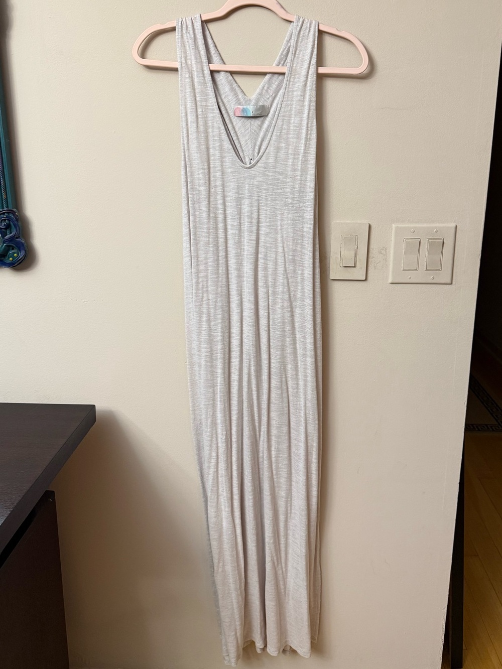 Free people Beach Beige Sleeveless Maxi Dress